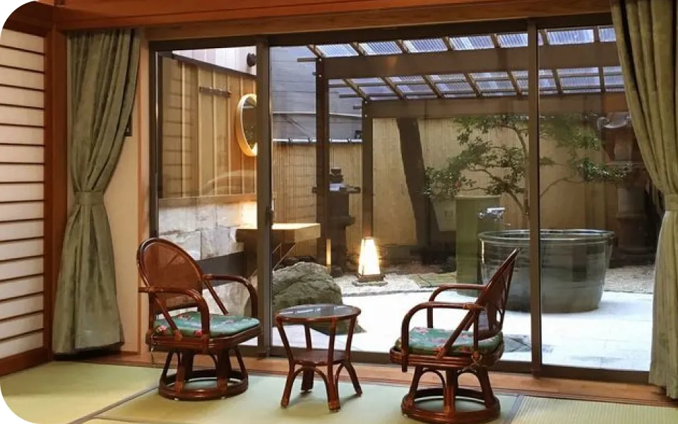 photo：Open-air bath & Japanese-style room